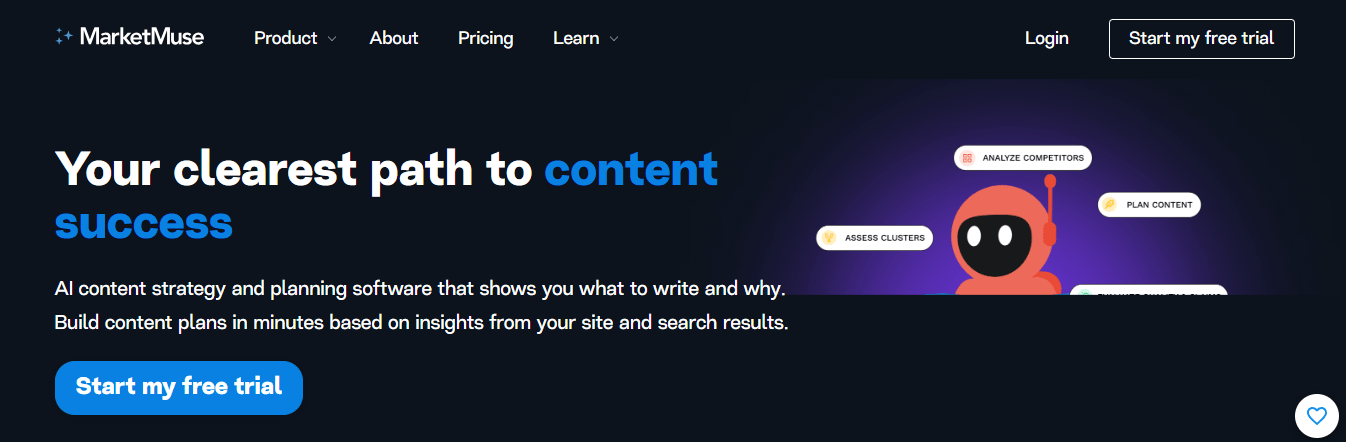 Market Muse - SEO Content Writing Software
