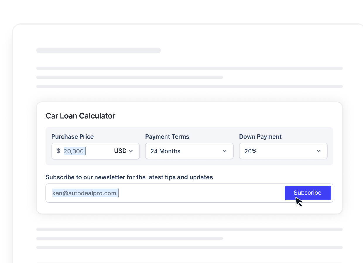 Collect visitors emails with custom <span class="high">Lead Magnets</span>