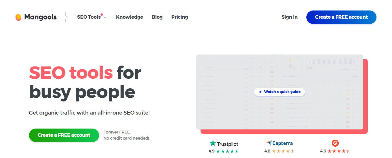 Tools - Top SEO Platform for B2B
