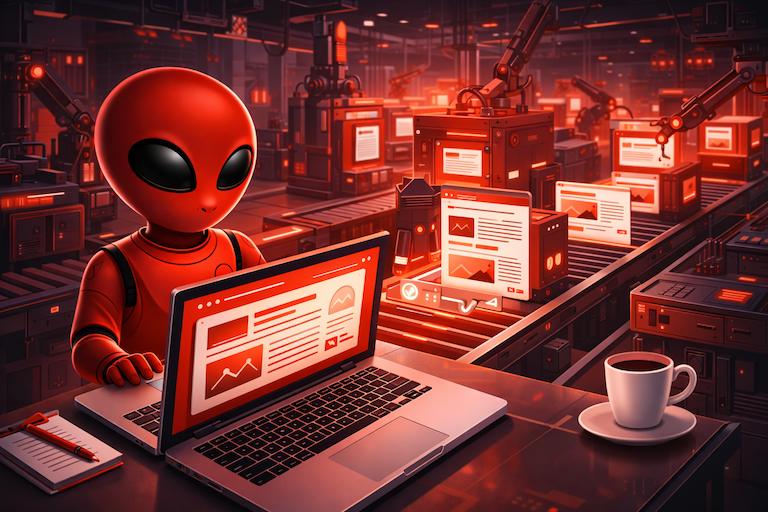 the autoblogging system in action