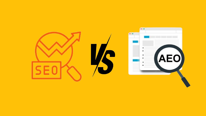 SEO vs AEO - SEO AEO