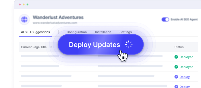 Fix Issues with AI SEO Agents