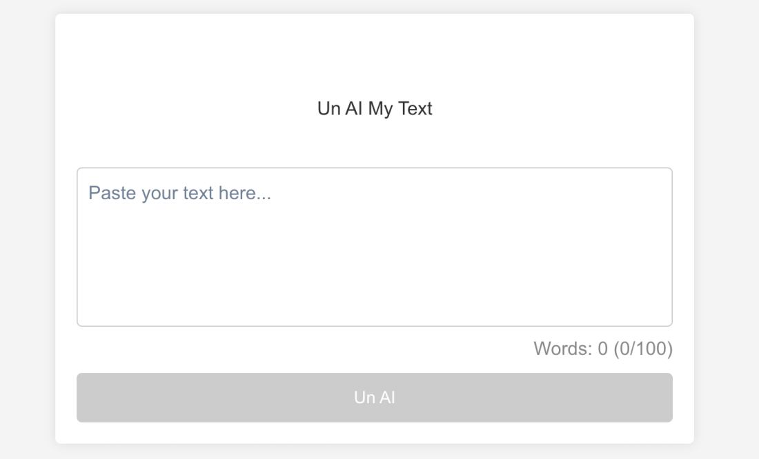 How to Un AI My Text for Free