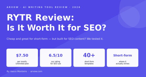 RYTR Review 2026: Is It Worth It for SEO Content?