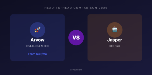 Arvow vs Jasper AI: Which Is Better for SEO Content in 2026?