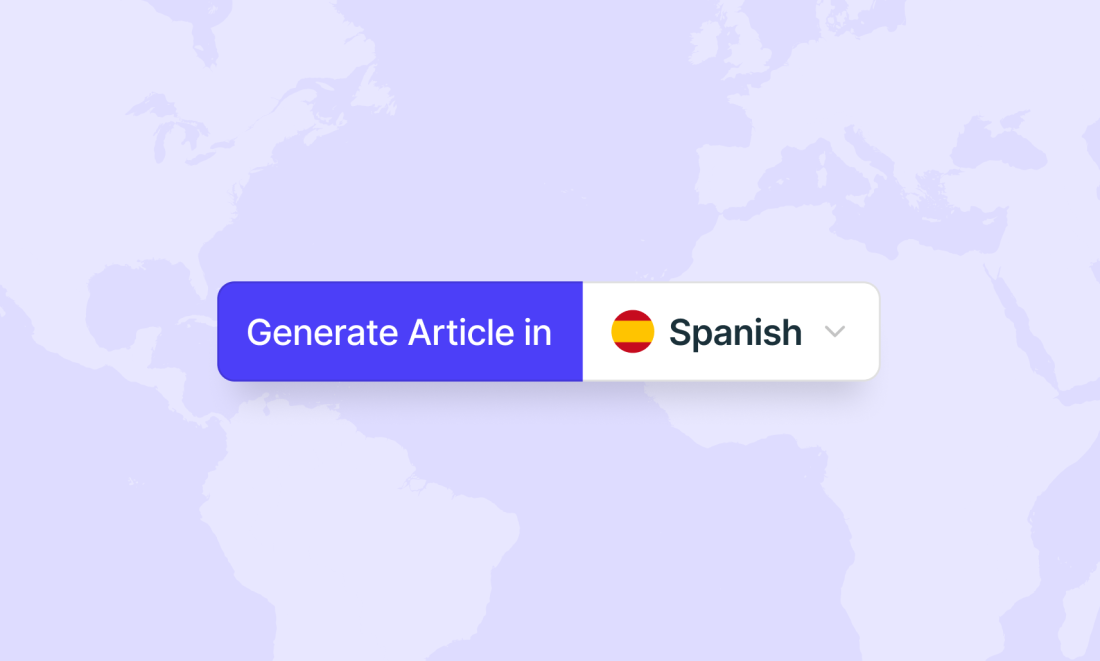 Generate AI Articles in Spanish with Arvow
